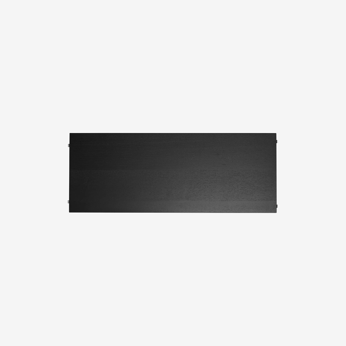 Shelves Black stained ash 3pcs 4sizes