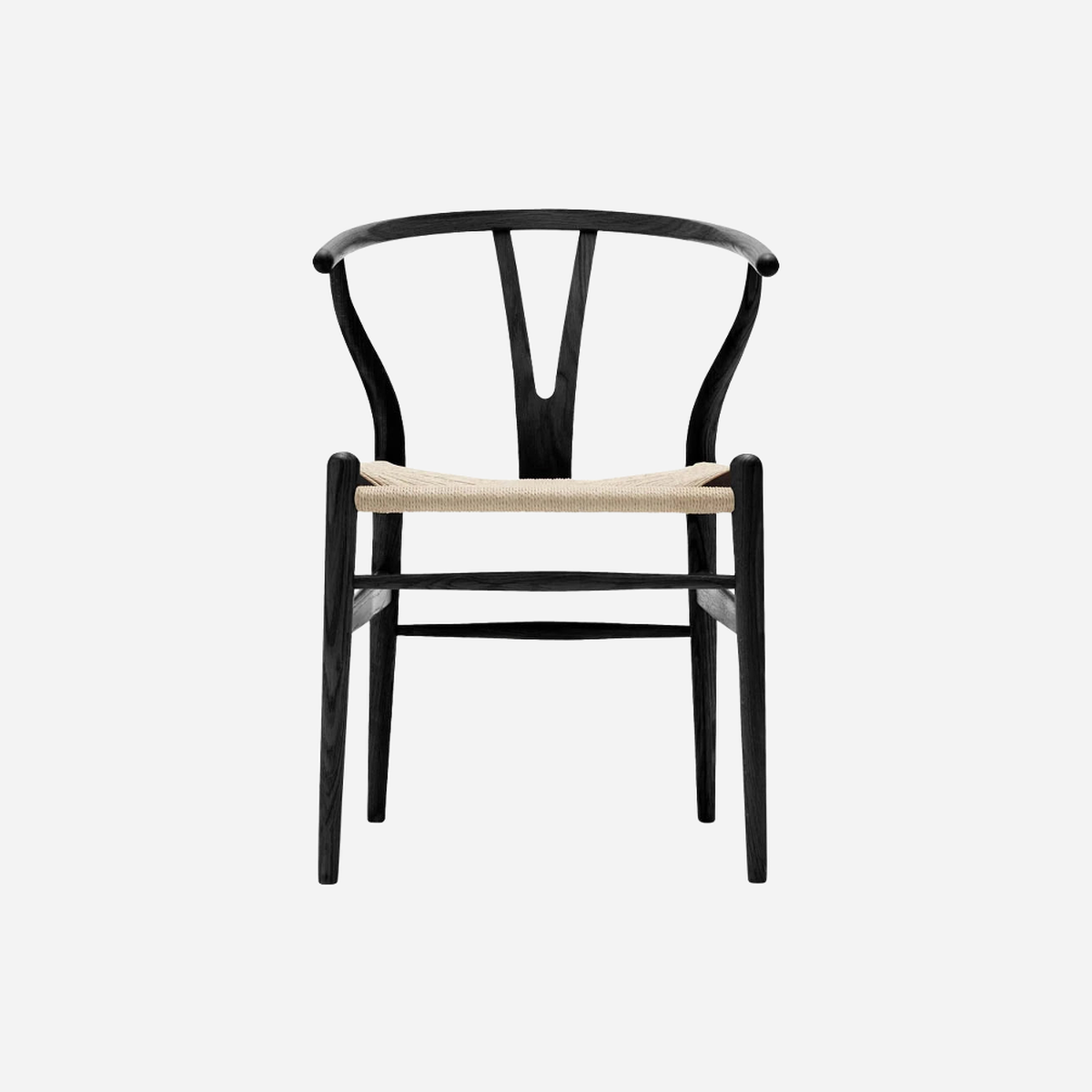 CH24 Soft Black Dining Chair