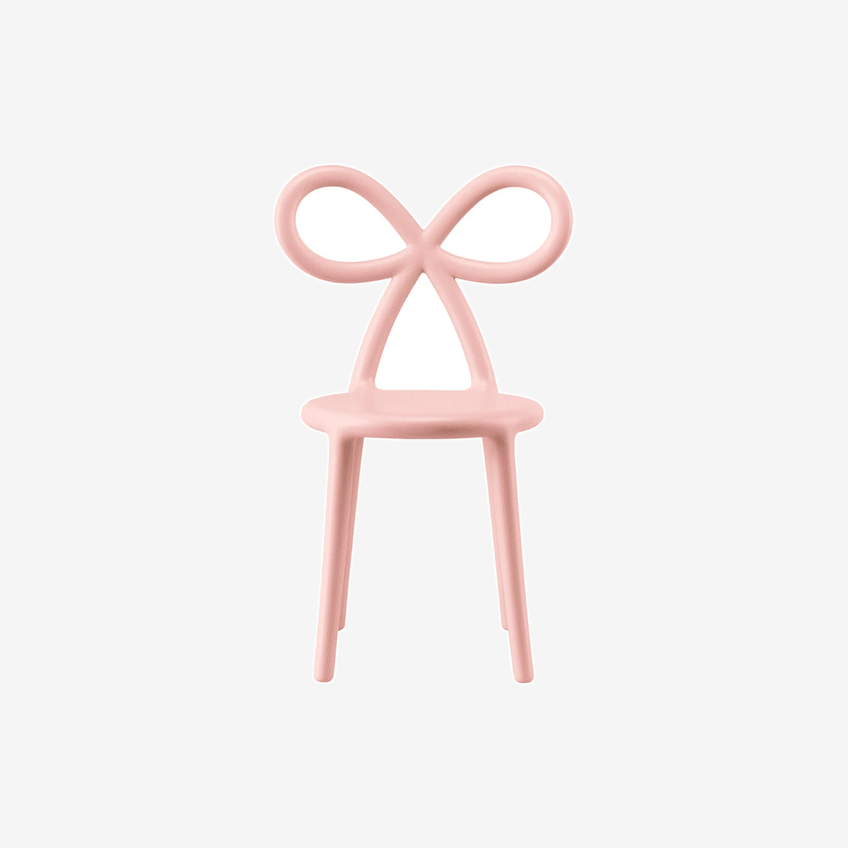 Ribbon Chair Baby Pink