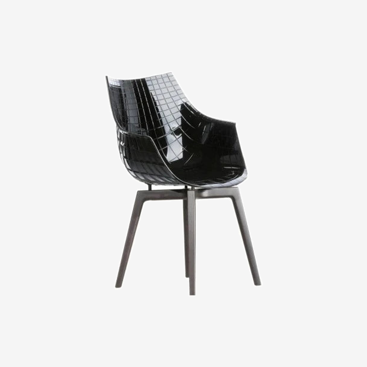 Meridiana Armchair Oak Black
