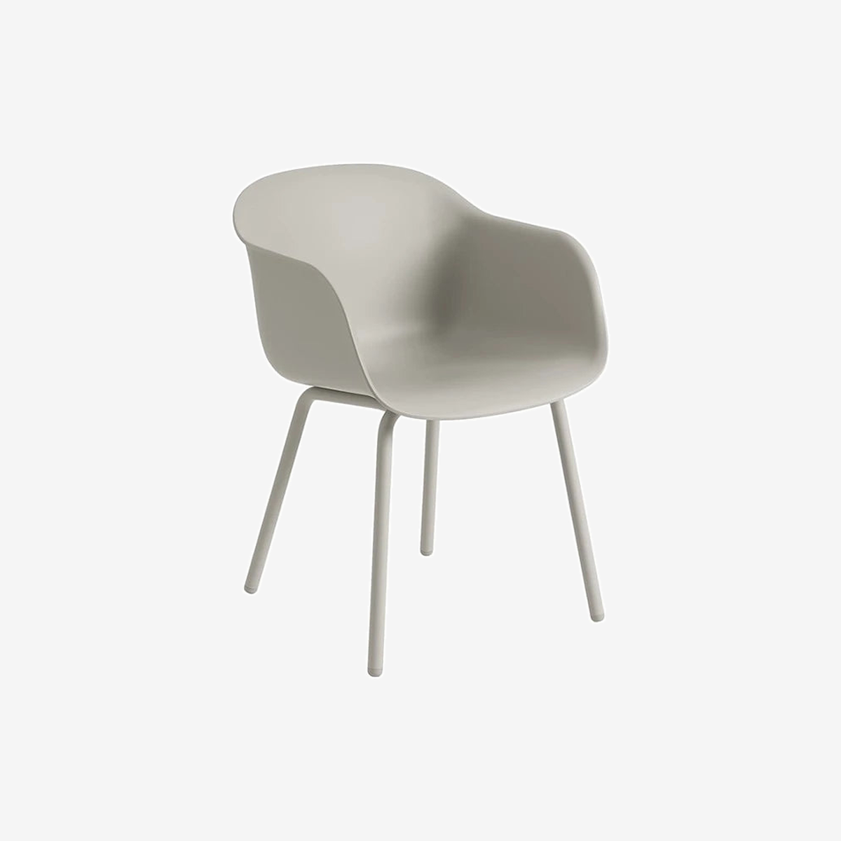 Fiber Outdoor Armchair Grey