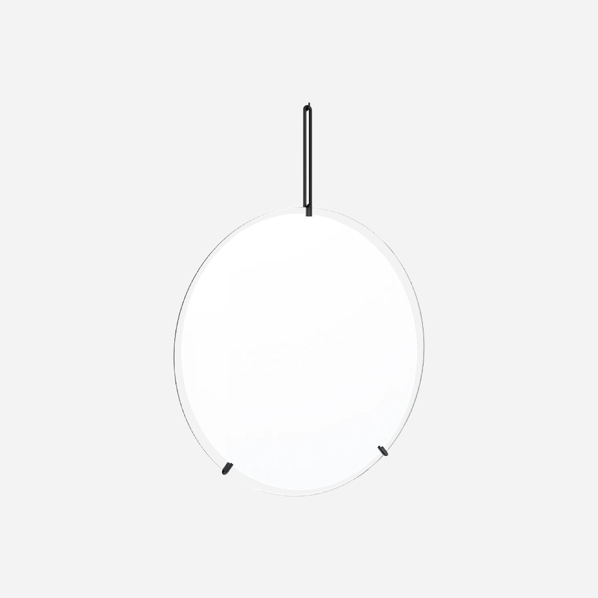 Wall Mirror 70Ø Black