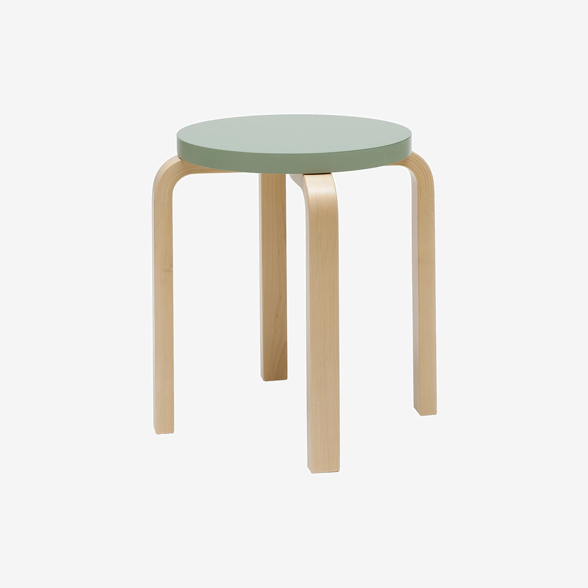 Stool E60 Birch-Green