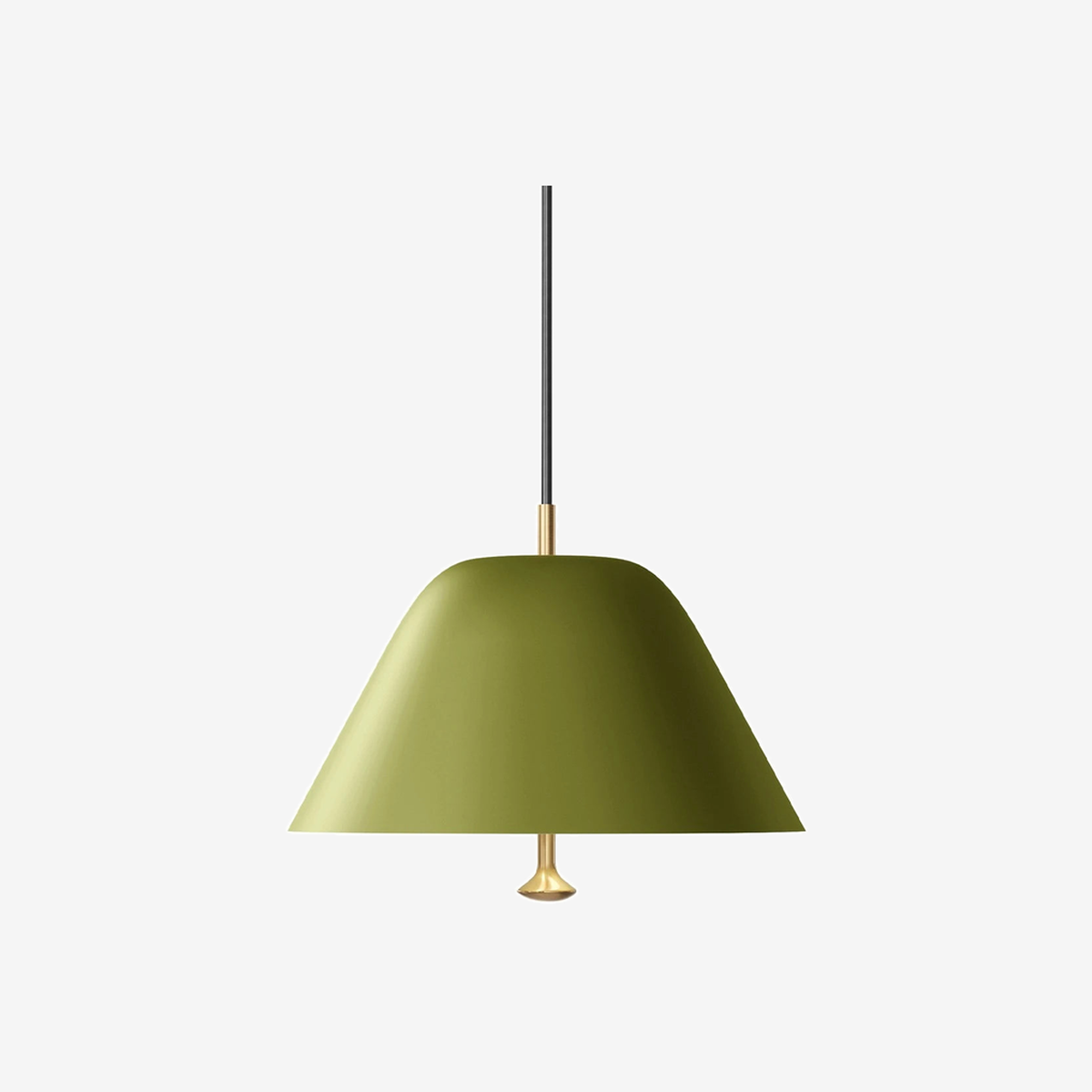 levitate pendant Ø28 sage green-brass