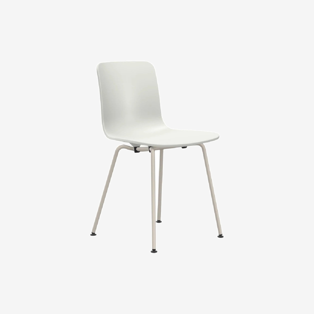 Hal RE Tube Non Stacking Cotton White Ivory Dining Chair