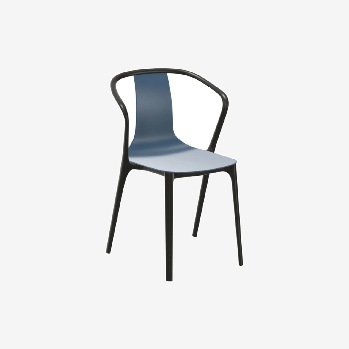 Belleville Armchair PP Sea Blue Dining Chair