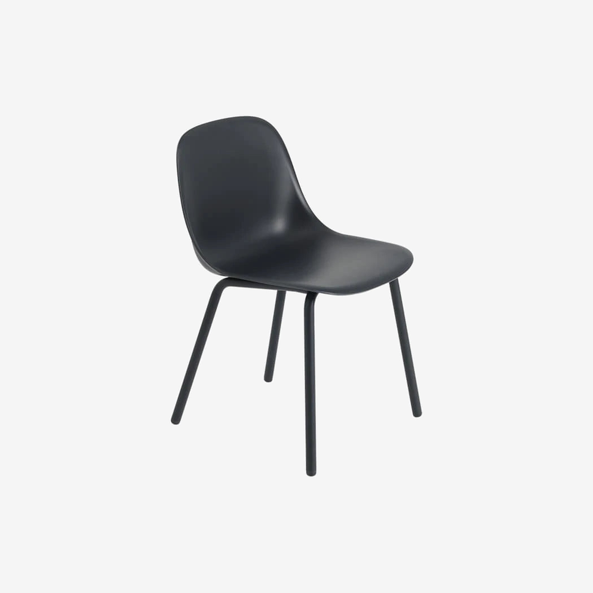 Fiber Outdoor Side Chair Anthracite Black