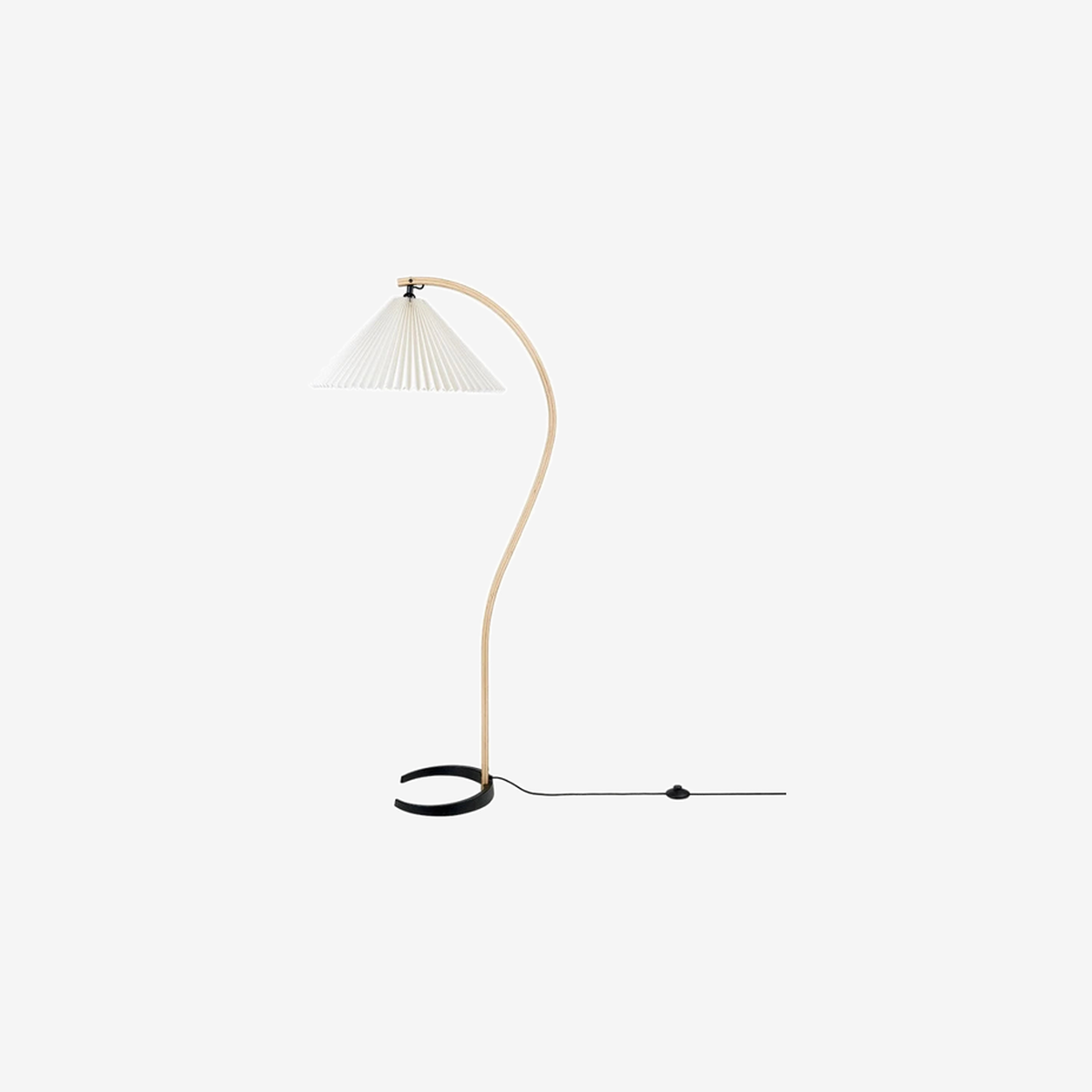 Timberline Floor Lamp Oak/Birch/White