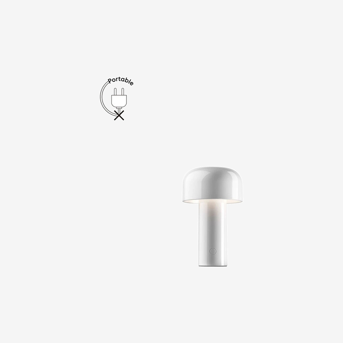 Bellhop Portable Lamp White