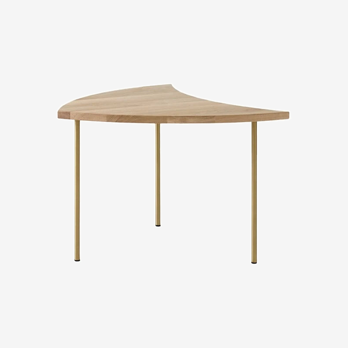 Pinwheel Lounge Table HM7 Brass/Oak