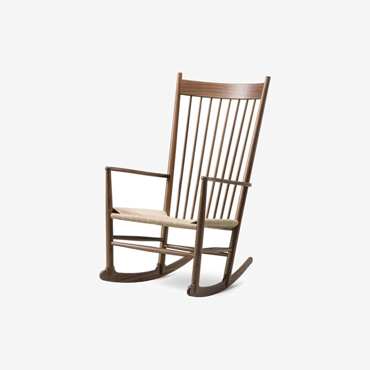 J16 Rocking Lounge Chair Walnut Oiled