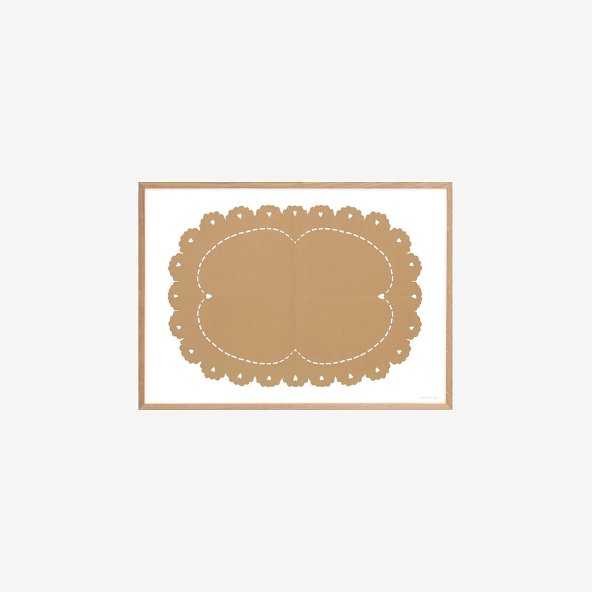 Lace No.152 Wood Frame 500 x 700
