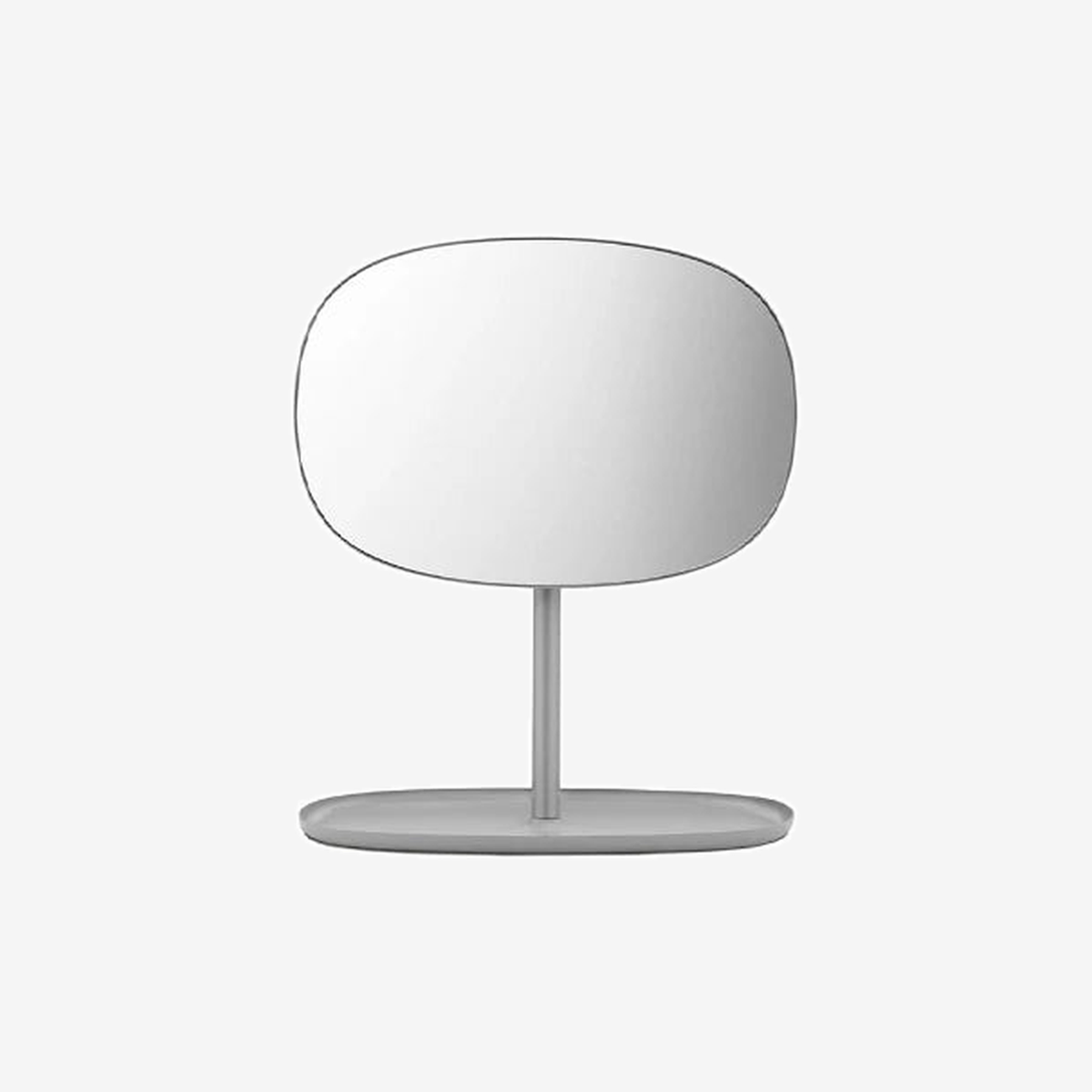Flip Mirror Matte Steel Table Mirror