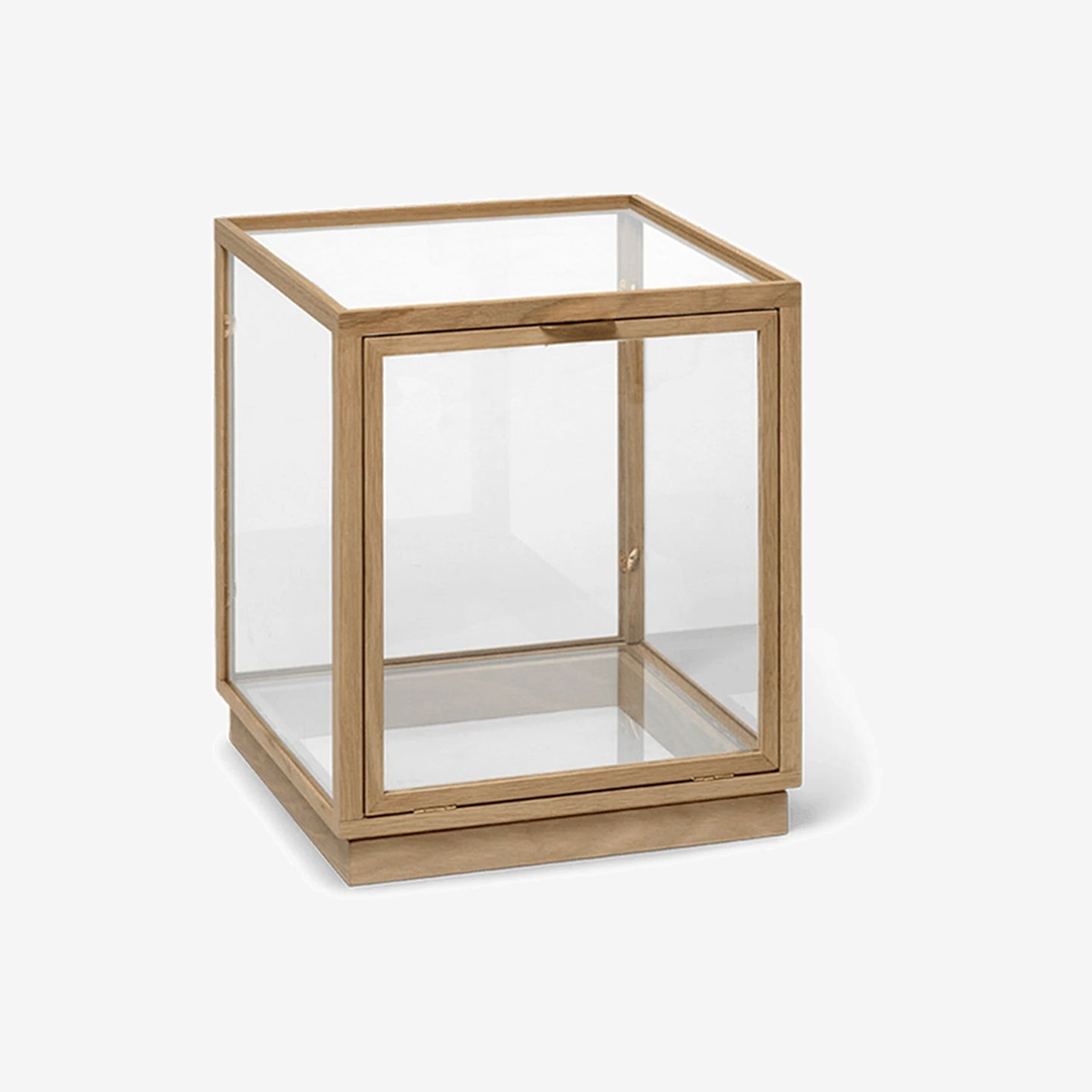 Miru Glass Montre Natural Oak (Not Include Bottom Base)