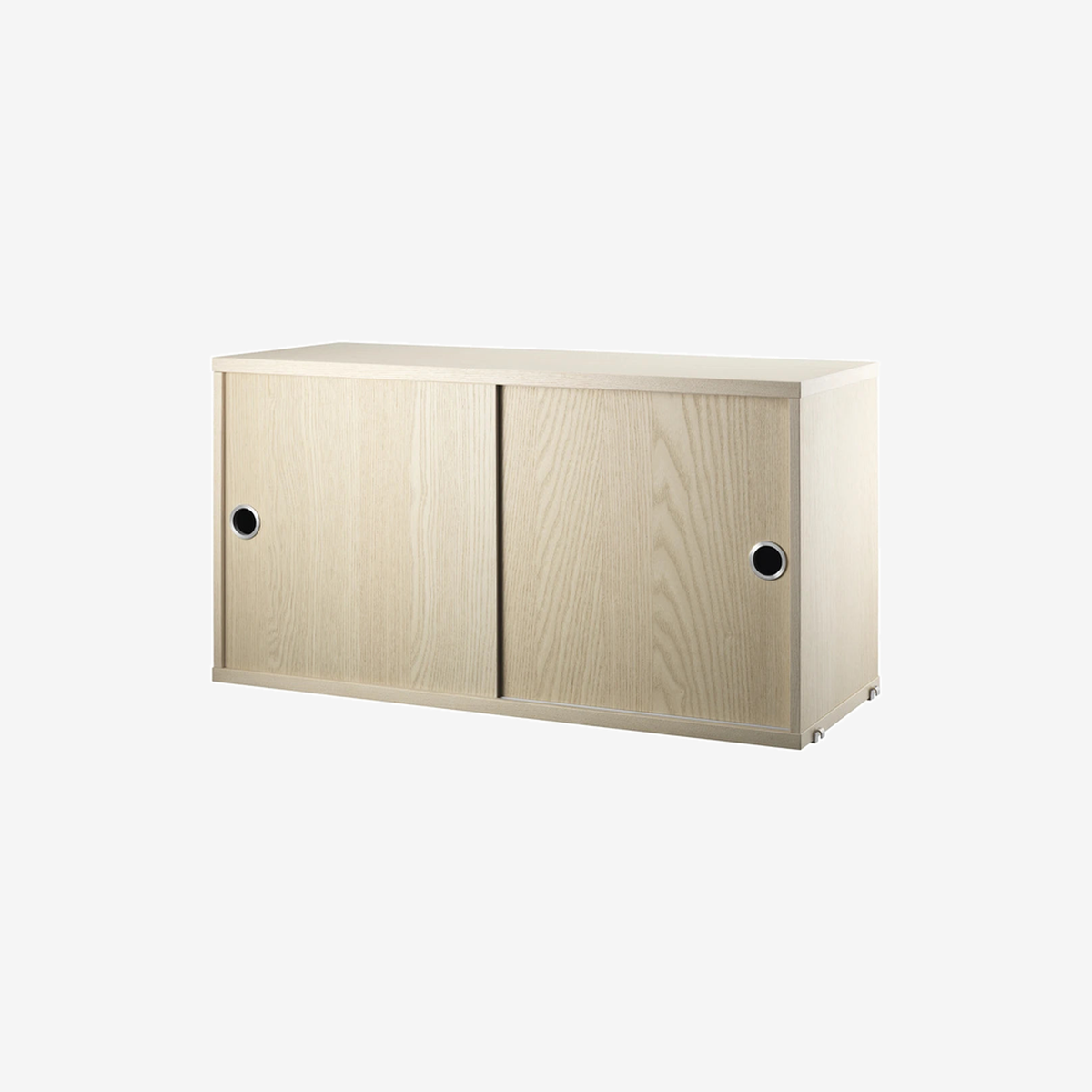 Cabinet with Sliding Doors Ash