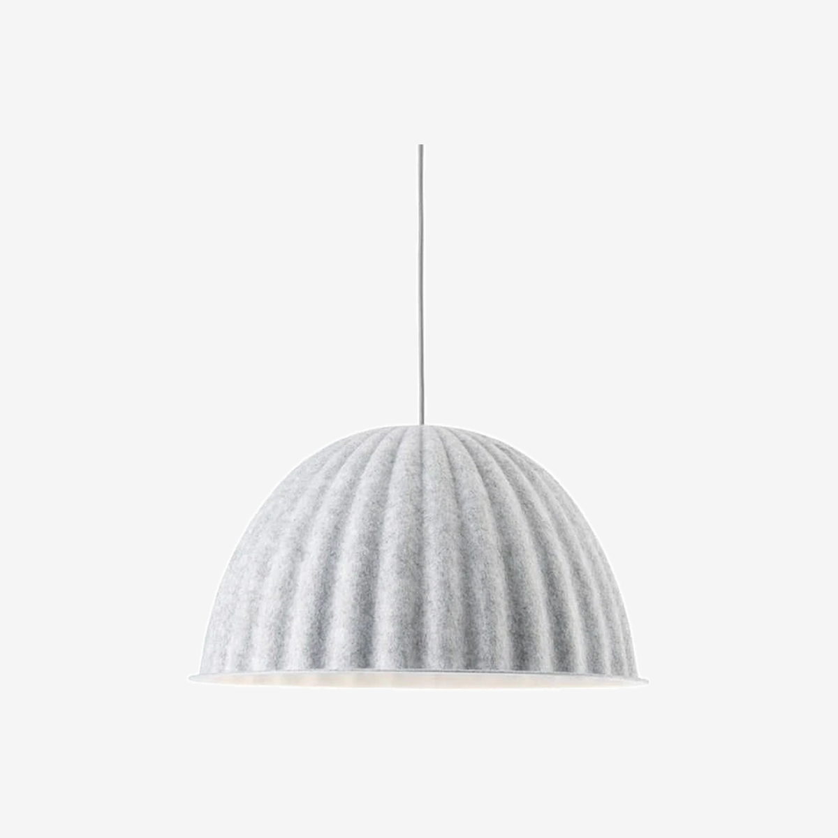 Under The Bell Pendant Lamp 55 White Melange