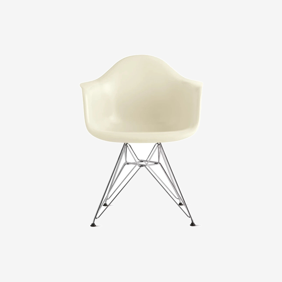 Eames Molded Fiberglass Armchair Chrome Base 7Colors