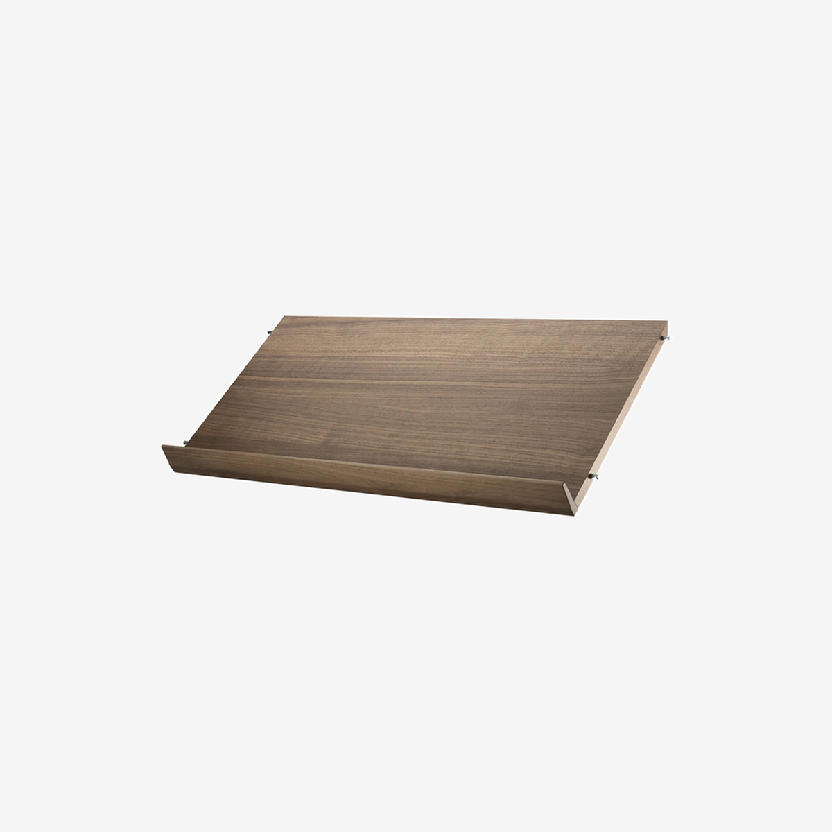 Magazine Shelf Wood Walnut