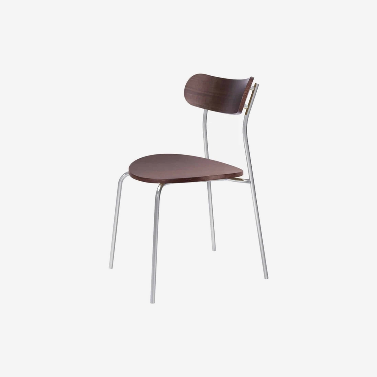 Prop Wood Chair Walnut | PW001589