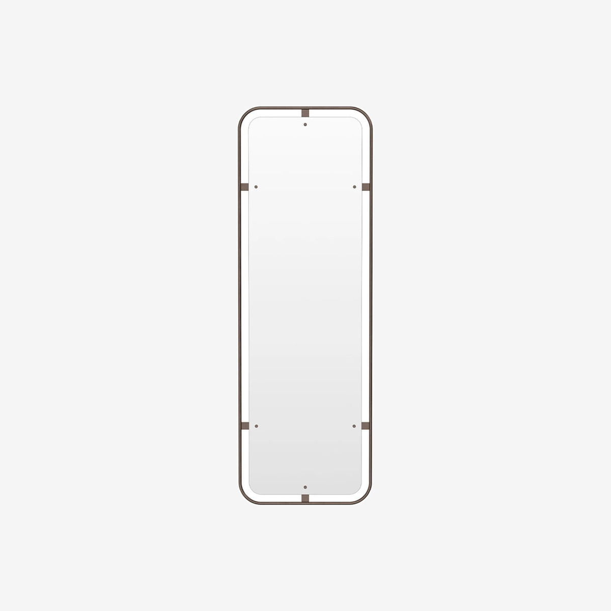 Nimbus Mirror Rectangular Bronzed Brass