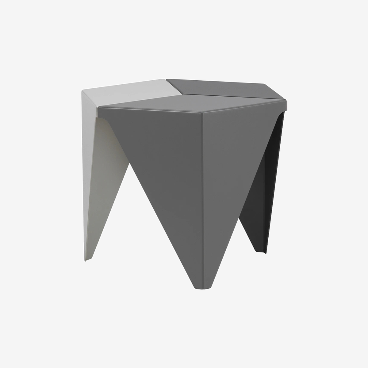 Prismatic Table Grey Three Tone
