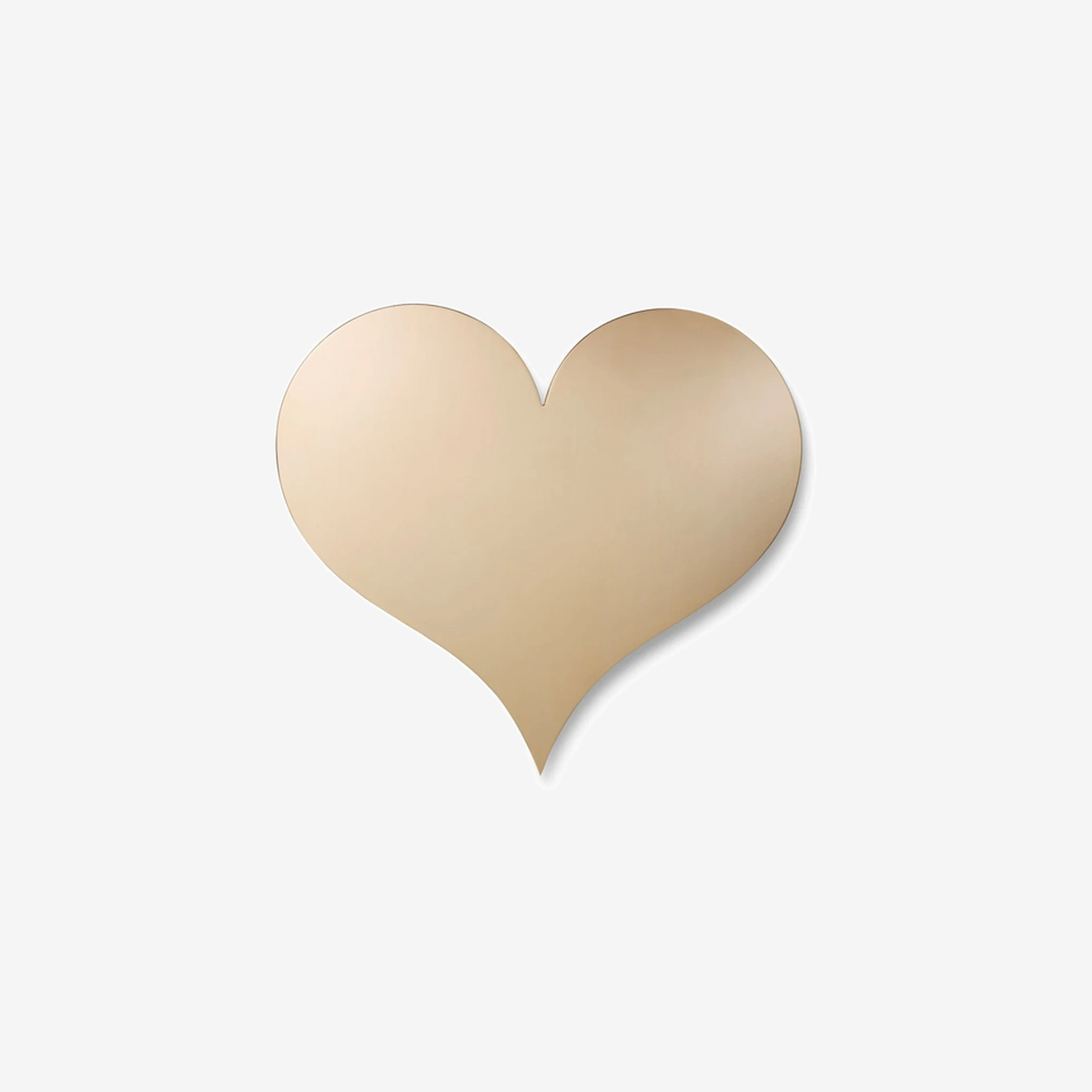 Metal Wall Relief Heart-Copper