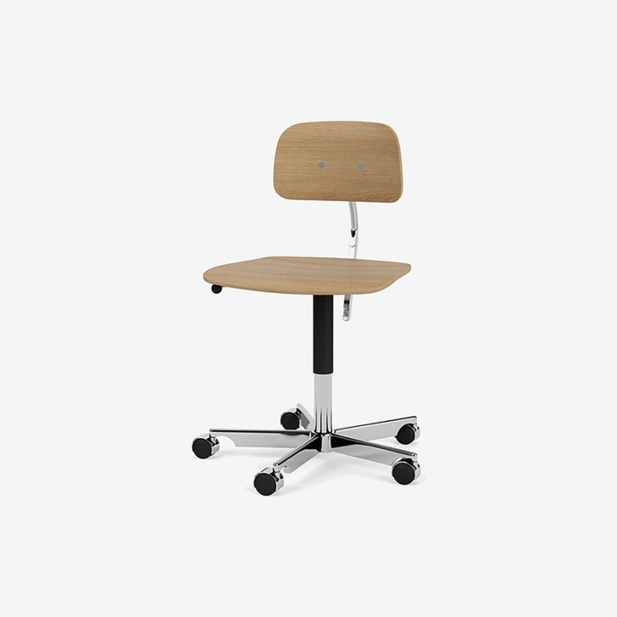 Kevi 2533 Chair Aluminium/Oak