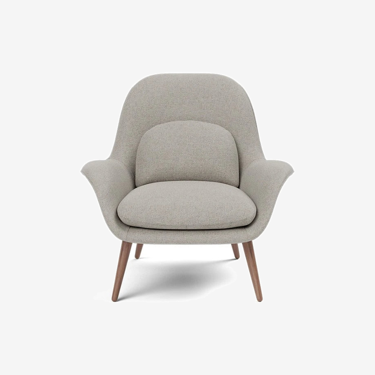 Swoon Lounge Armchair 1770 Walnut/Sunniva717