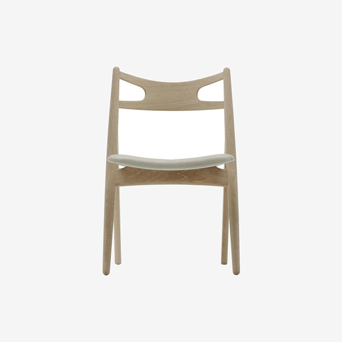 CH29P Oak Oil Grey Dining Chair