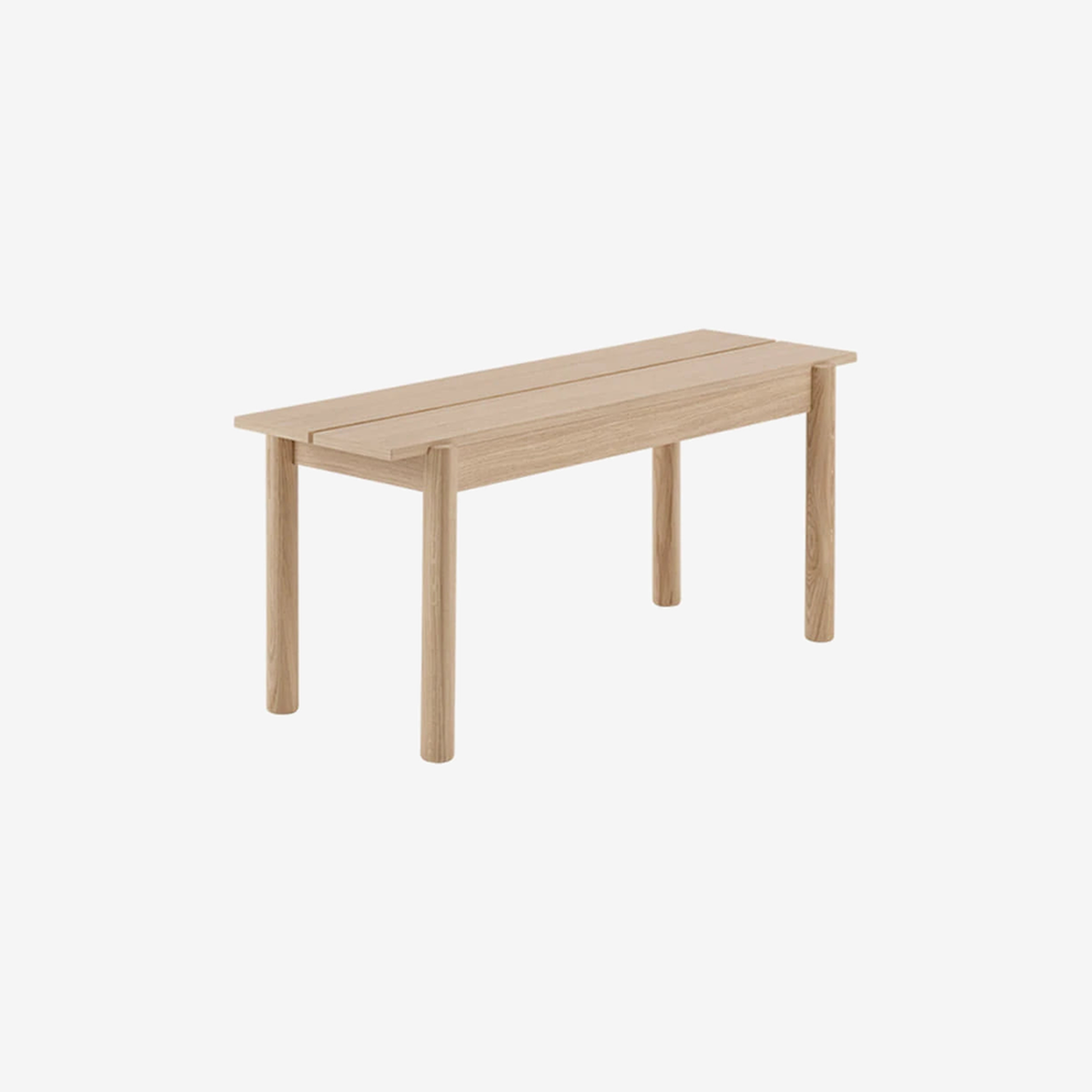 Linear Wood Bench