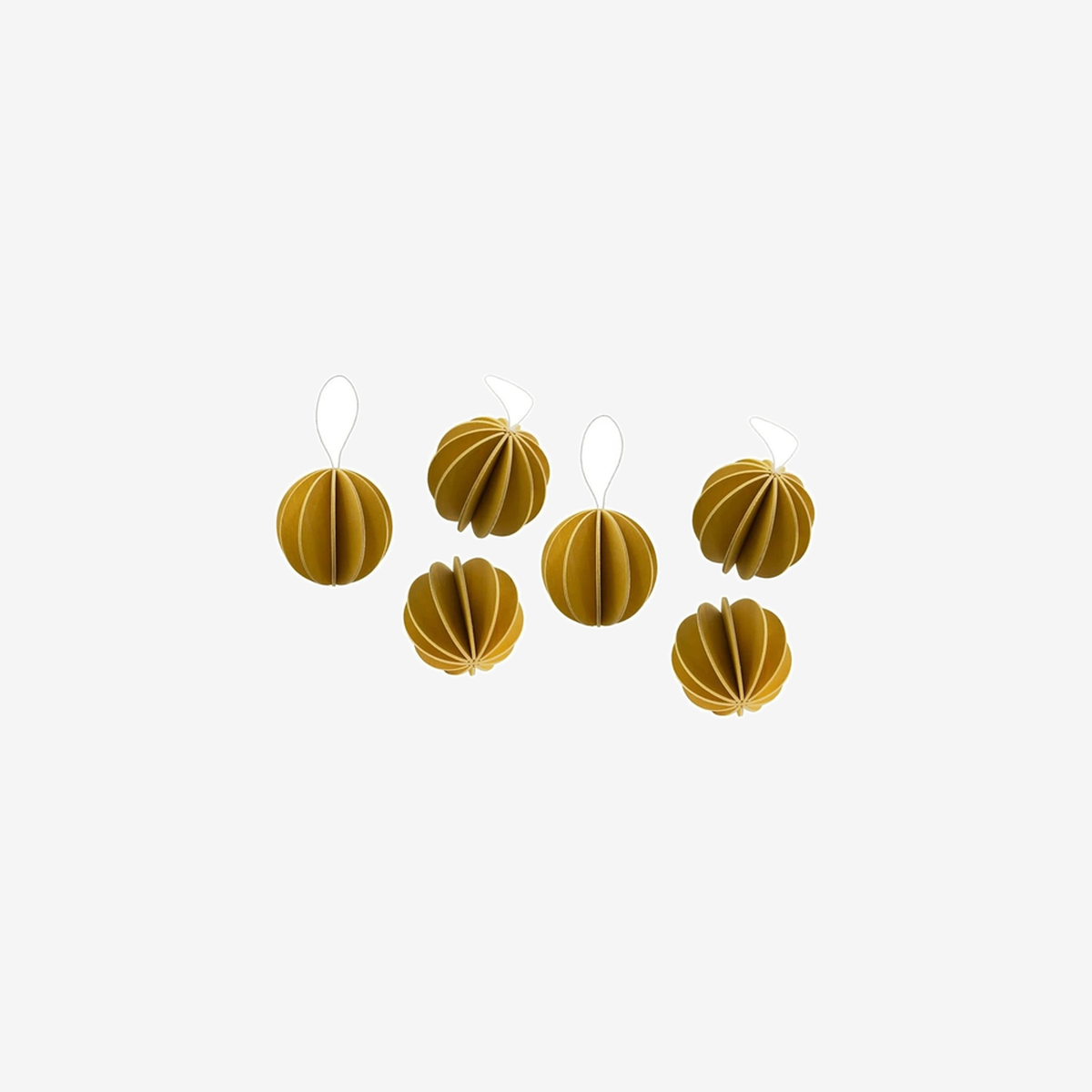 Wooden Balls 4 cm honey yellow 6pcs