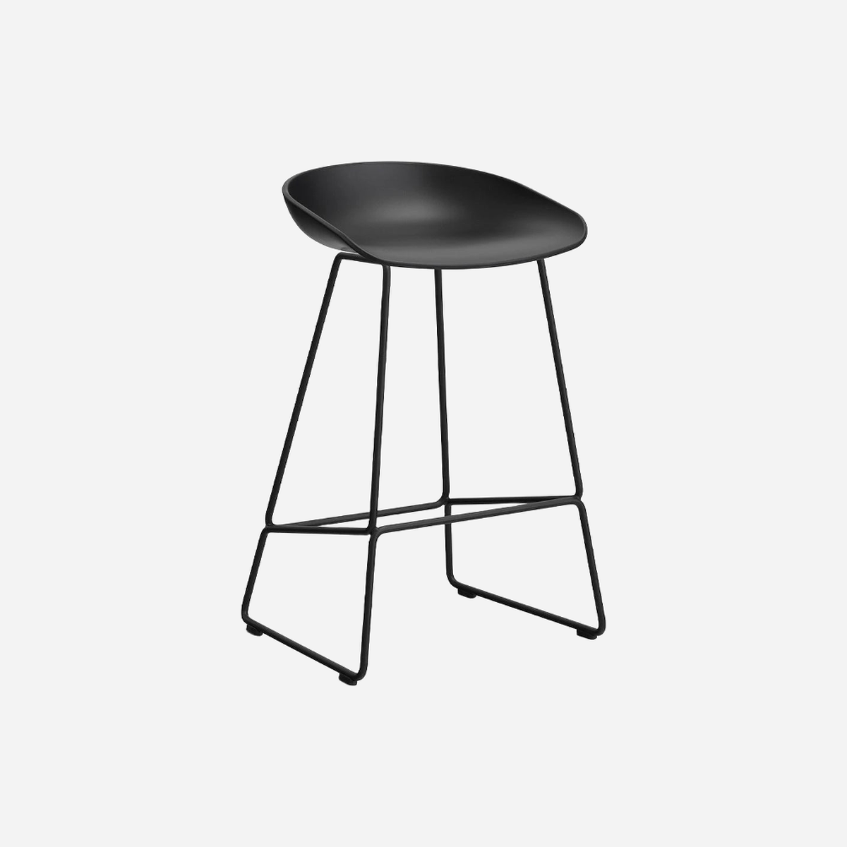 About a Stool AAS38 Low Black-Black Steel