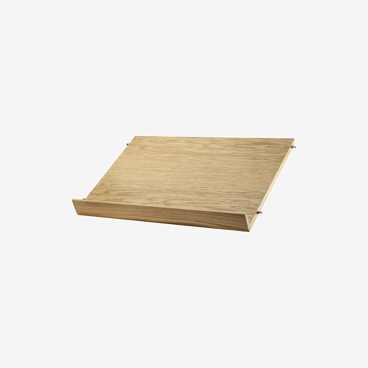 String System Magazine Shelf Wood 2 Sizes Oak