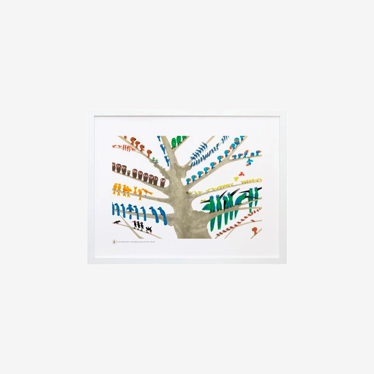 Art print - Birds (Zoo) by Bruno Munari