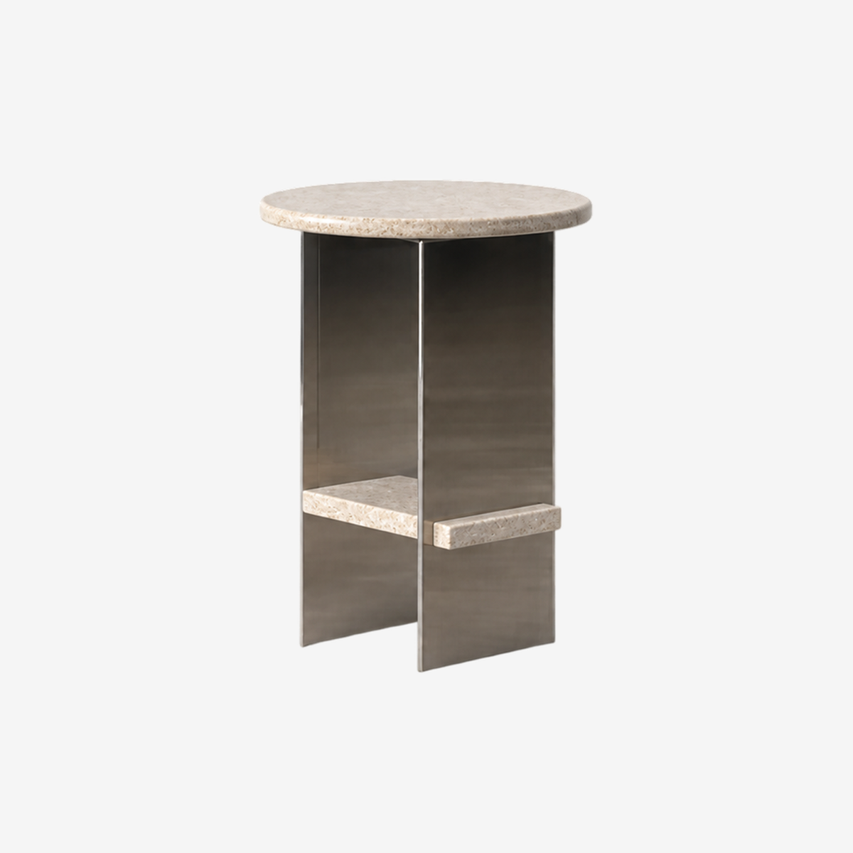 Black Granite Side Table (Custom)