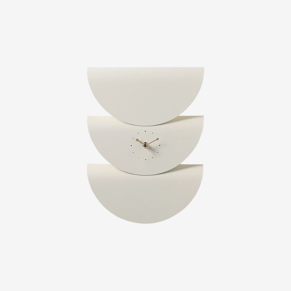 Mandarin Wall Clock - Sand Cream — normalized product image