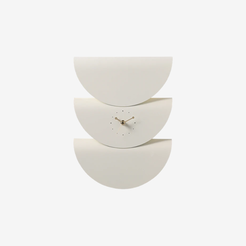 Mandarin Wall Clock - Sand Cream — normalized product image