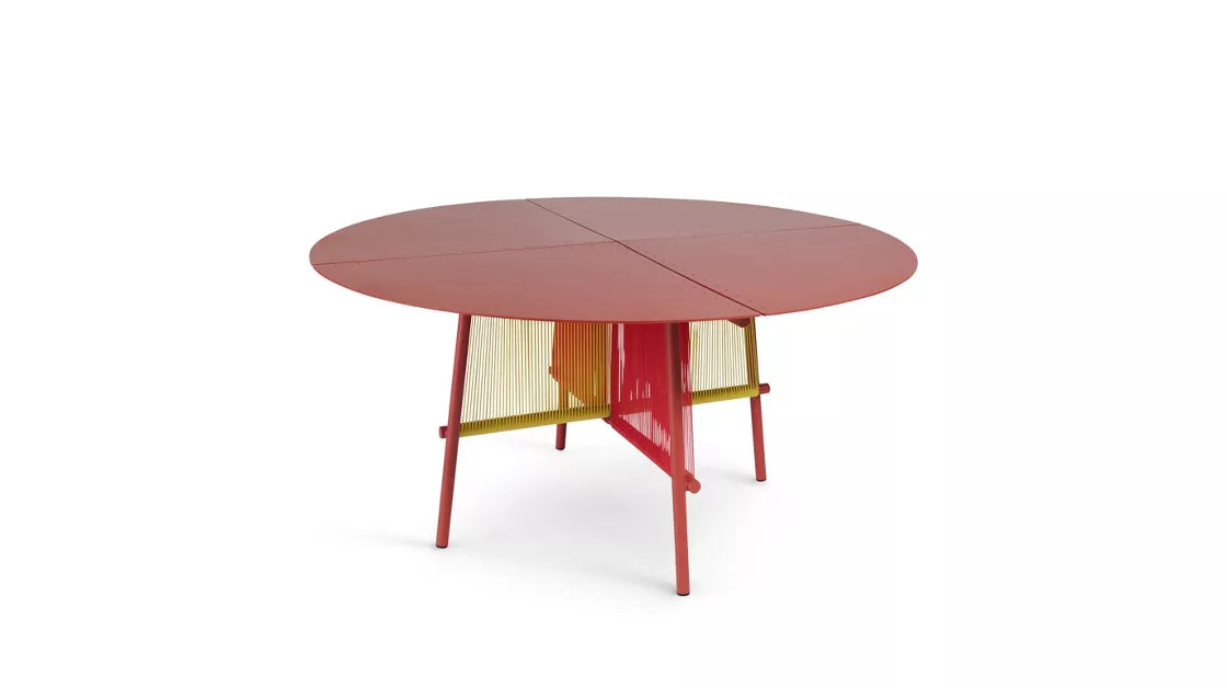 traveler outdoor | ROUND DINING TABLE - HARMONIE COLOREE
