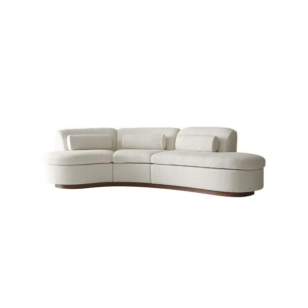 Curved Sofa - view 1