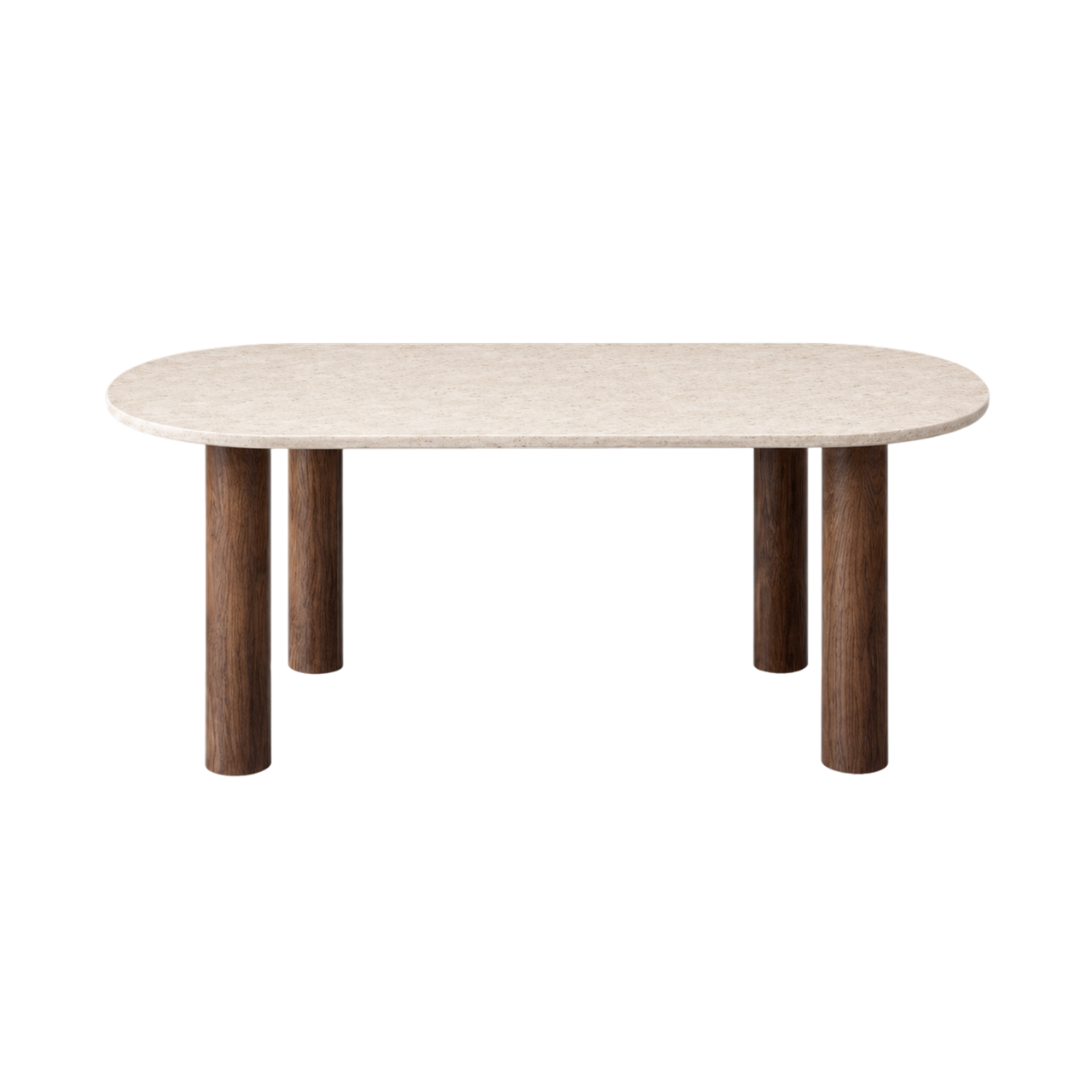 Oval Stone Dining Table - view 1