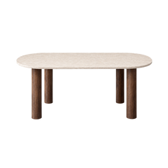 Oval Stone Dining Table - view 1