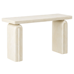 Remoli Swirled Cream Resin Desk - view 1