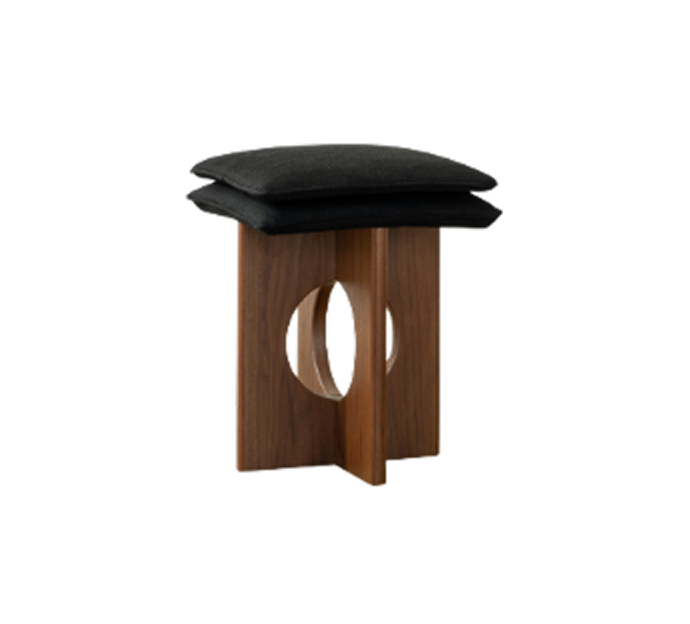 Cushion Stool (Circle Base) - view 1