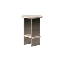 Black Granite Side Table (Custom) - view 1